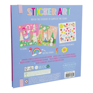 Sticker Art Rainbow Fairy
