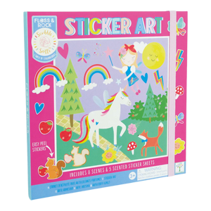 Sticker Art Rainbow Fairy