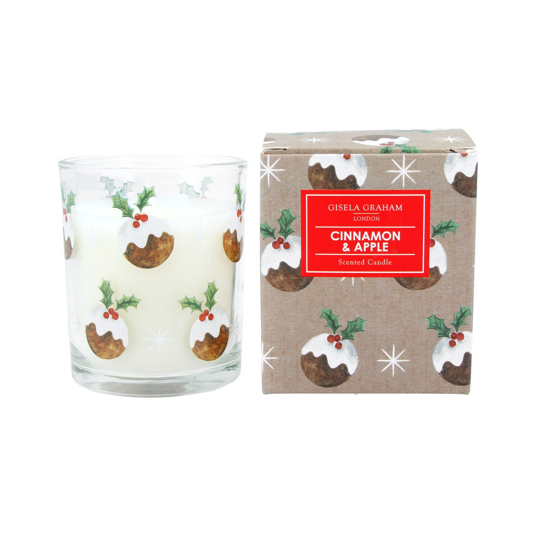 Christmas Pudding Candle Small