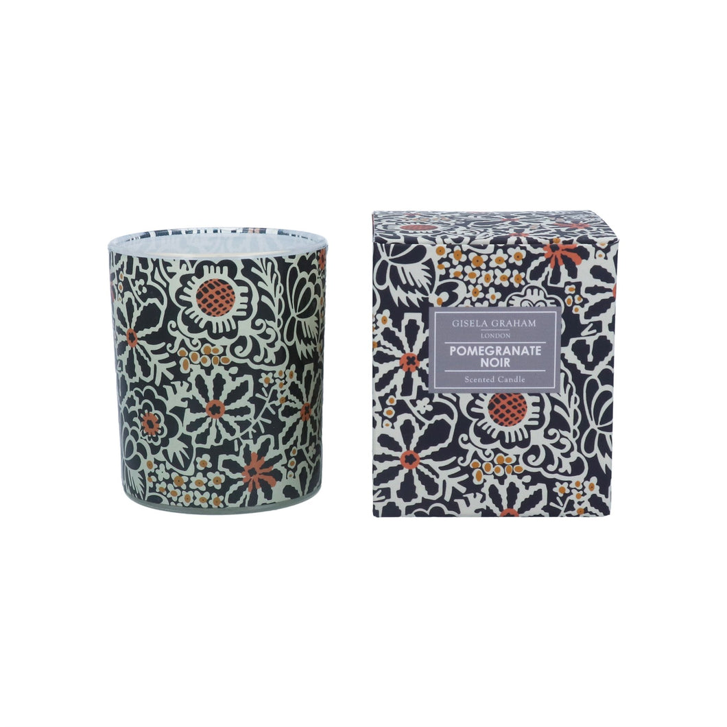 Batik Floral Scented Candle Pot