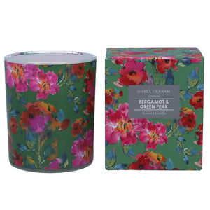 Bright Hibiscus Scented Candle Pot