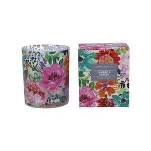 Blousy Blooms Scented Candle Pot