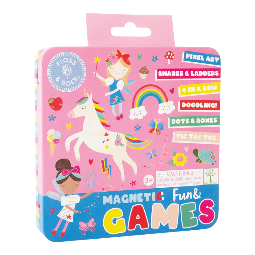 Magnetic Fun & Games Tin - Rainbow Fairy