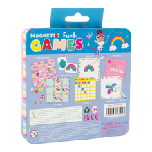 Load image into Gallery viewer, Magnetic Fun &amp; Games Tin - Rainbow Fairy

