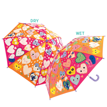 Load image into Gallery viewer, Colour Changing Umbrella - Hearts
