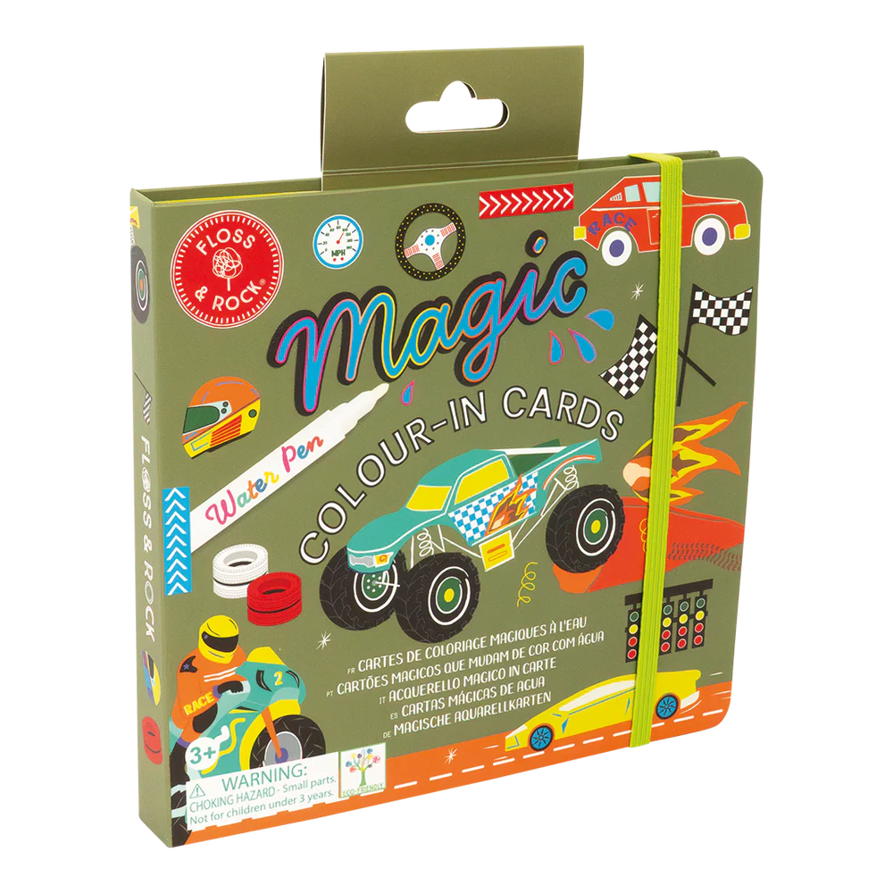 Magic Colour Changing Water Cards - Cars