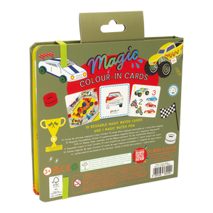 Magic Colour Changing Water Cards - Cars
