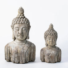 Load image into Gallery viewer, Mystic Garden Stone Buddha Head (Two Sizes)
