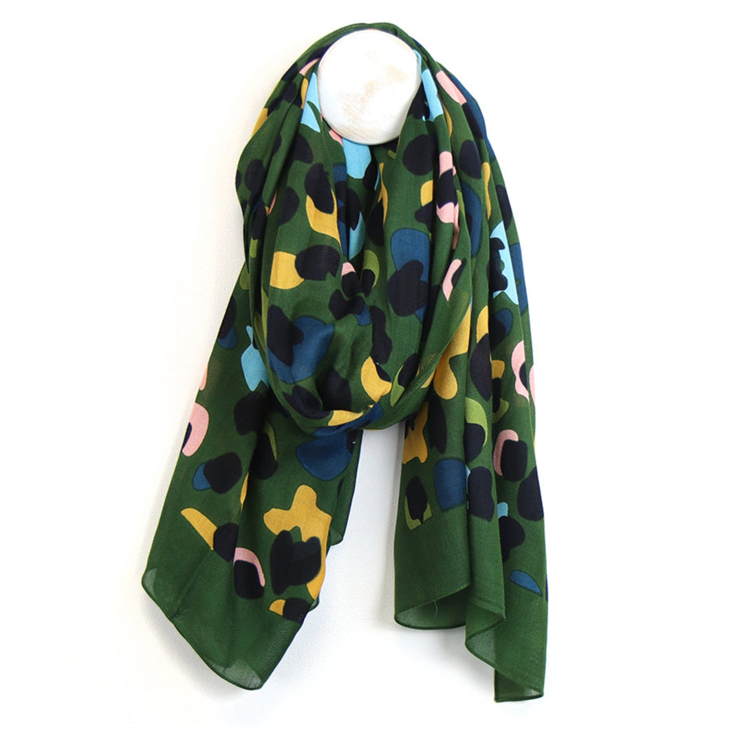 Olive Green Bamboo Scarf