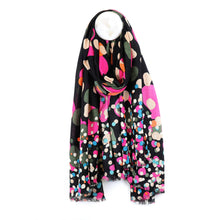 Load image into Gallery viewer, Multicoloured Gradient Spot Print Scarf
