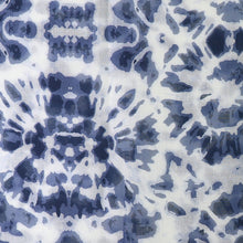 Load image into Gallery viewer, White and Blue Blend Tie-Dye Scarf

