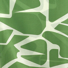 Load image into Gallery viewer, Green and Ecru Recycled Blend Shape Print Scarf

