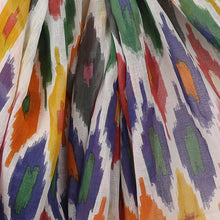 Load image into Gallery viewer, Ikat Print Scarf with Tassels
