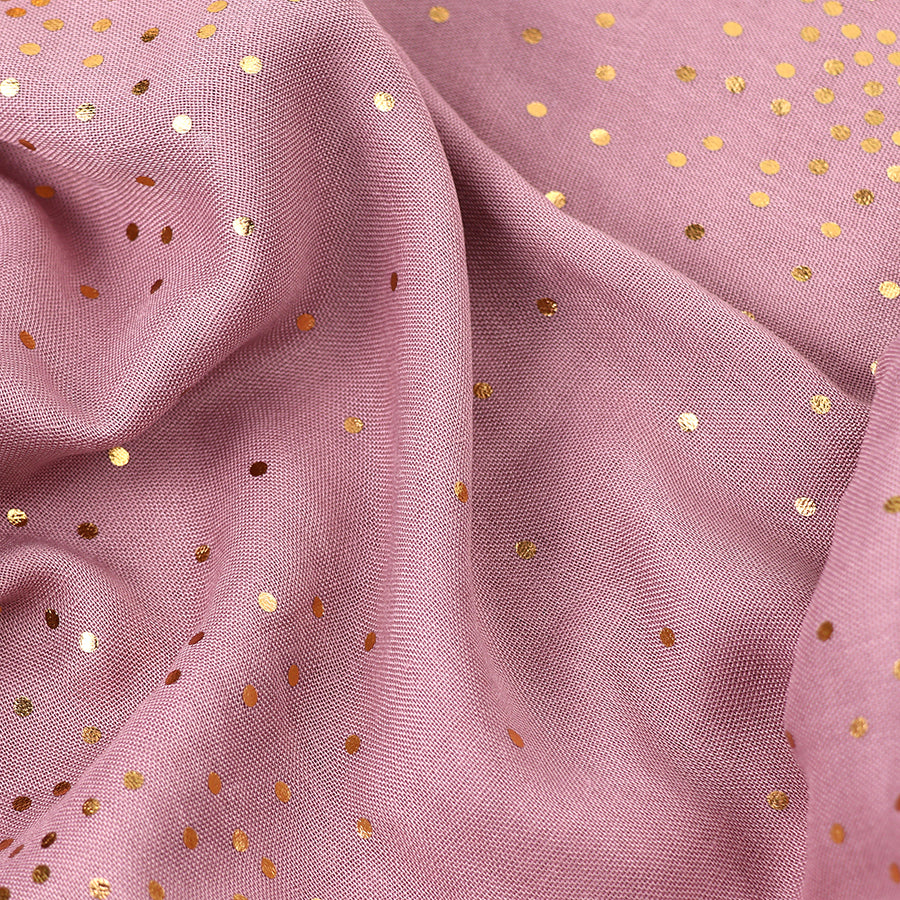 Blush Pink/Gold Speckle Cluster Foil Scarf