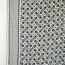Load image into Gallery viewer, Monochrome Graphic Repeat Print Cotton Scarf
