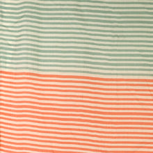 Load image into Gallery viewer, Orange Mix Cotton Striped Scarf
