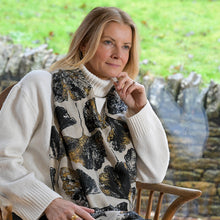 Load image into Gallery viewer, Natural Mix &amp; Metallic Gold Scarf
