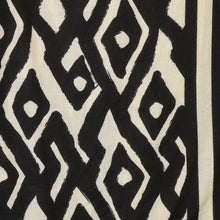 Load image into Gallery viewer, Amber &amp; Black Mix Abstract Geo Print Scarf

