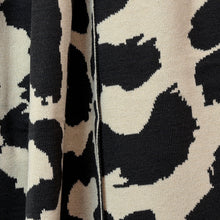 Load image into Gallery viewer, Oatmeal &amp; Black Animal Print Scarf
