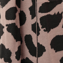 Load image into Gallery viewer, Taupe &amp; Black Animal Print Scarf
