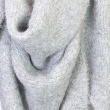 Load image into Gallery viewer, Pale Grey Chunky Knit Triangle
