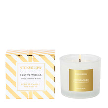 Load image into Gallery viewer, Festive Wishes - Orange, Cinnamon &amp; Clove - Boxed Candle
