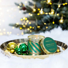 Load image into Gallery viewer, Frosted Woods - Pear, Patchouli &amp; Musk - Tin Candle
