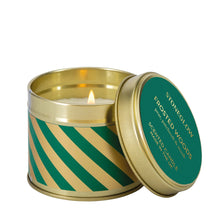 Load image into Gallery viewer, Frosted Woods - Pear, Patchouli &amp; Musk - Tin Candle

