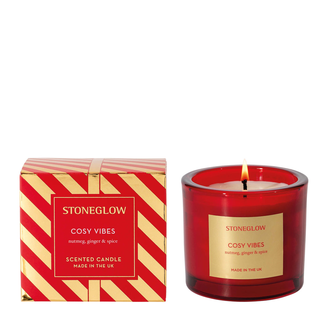 Cosy Vibes - Nutmeg, Ginger & Spice - Boxed Candle