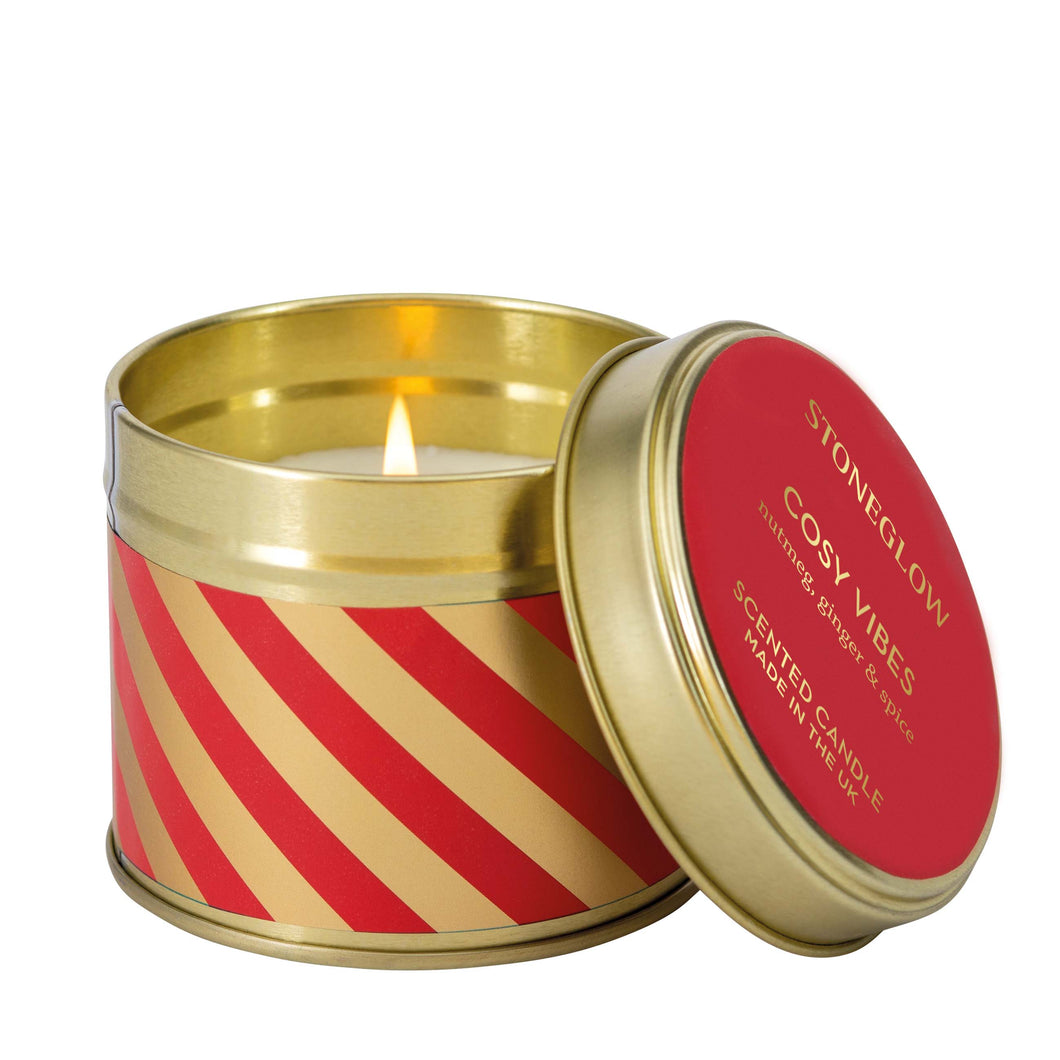 Cosy Vibes - Nutmeg, Ginger & Spice - Tin Candle