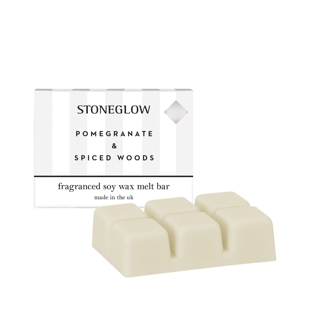 Modern Classics Pomegranate & Spiced Woods Soy Wax Melt Bar
