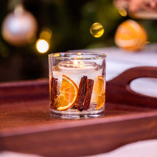 Load image into Gallery viewer, Festive Wishes Natural Wax Tumbler
