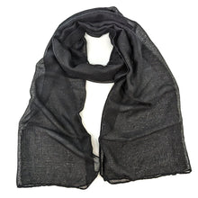 Load image into Gallery viewer, Black Sparkle Scarf
