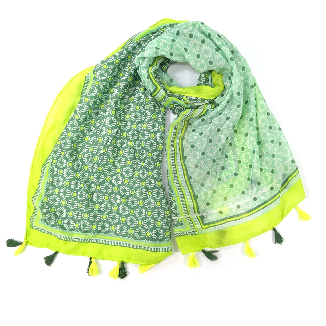 Vesta Lime Green Scarf