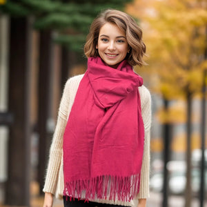 Pink Sparkly Pashmina Scarf