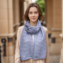 Load image into Gallery viewer, Lilac Tree of Life Scarf

