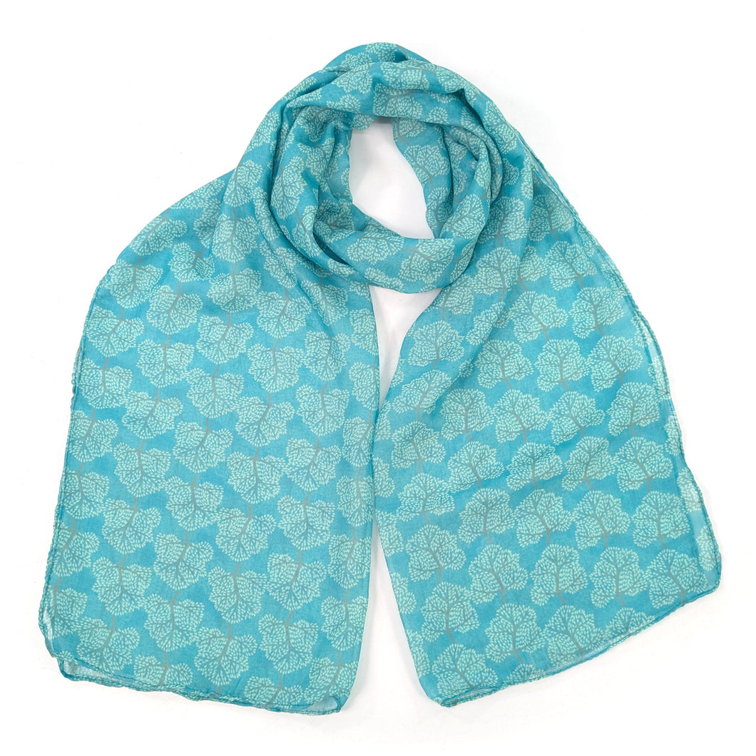 Green Tree of Life Scarf