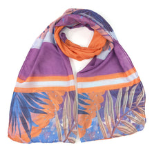 Load image into Gallery viewer, Tropical Block Colour Scarf
