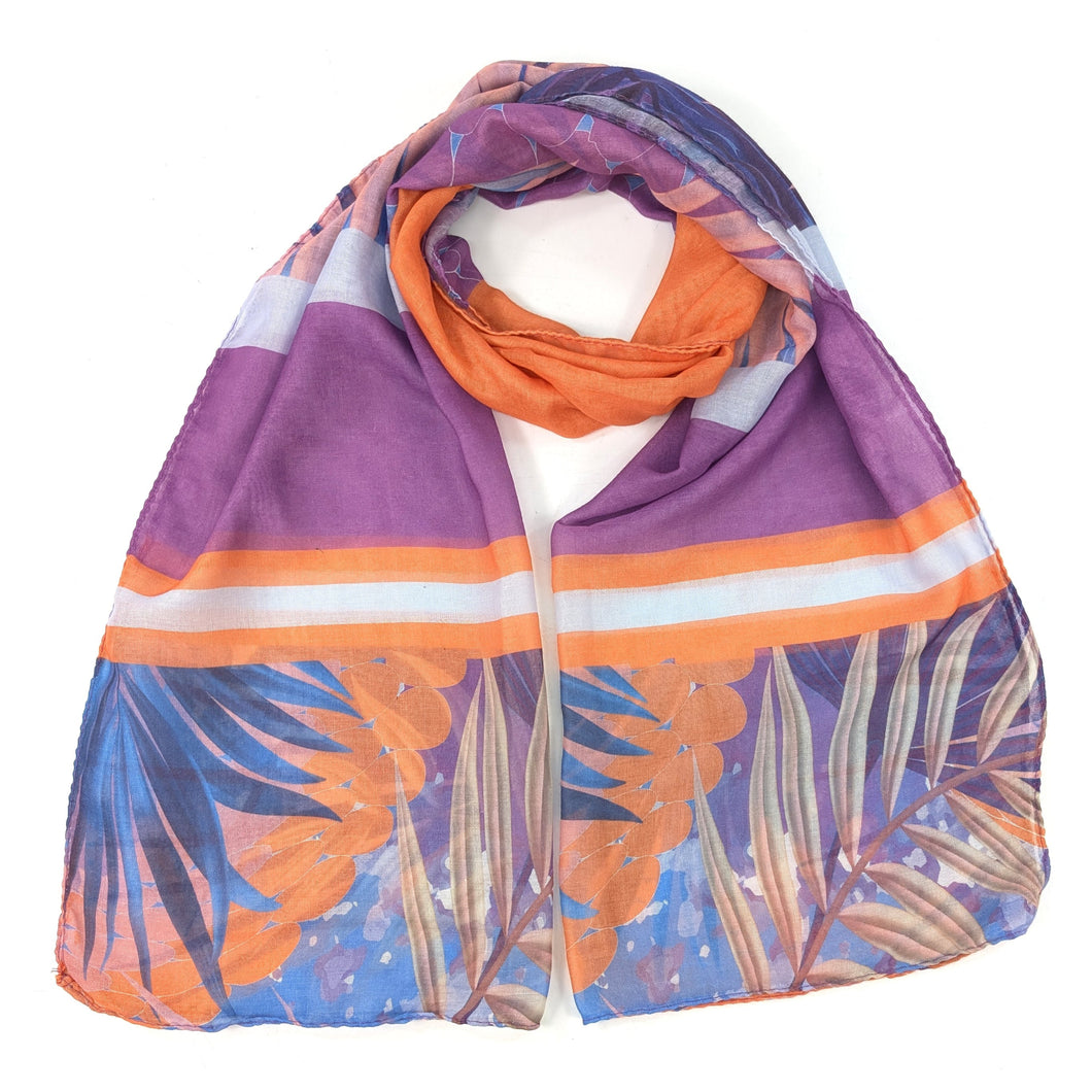 Tropical Block Colour Scarf