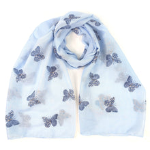 Load image into Gallery viewer, Glitter Butterfly Scarf
