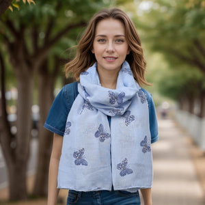Glitter Butterfly Scarf