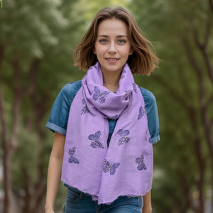 Glitter Butterfly Scarf