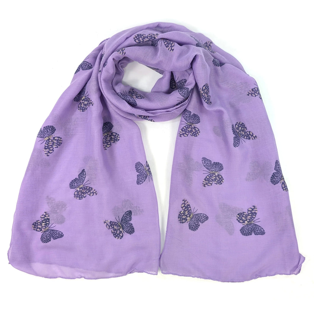 Glitter Butterfly Scarf