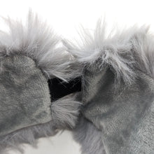 Load image into Gallery viewer, Faux Fur Head Band &amp; Snood - Grey
