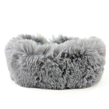 Load image into Gallery viewer, Faux Fur Head Band &amp; Snood - Grey
