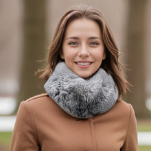 Load image into Gallery viewer, Faux Fur Head Band &amp; Snood - Grey
