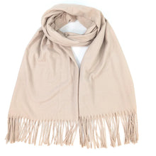 Load image into Gallery viewer, Sparkly Petra Pashmina Scarf - Mink
