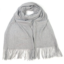 Load image into Gallery viewer, Sparkly Petra Pashmina Scarf - Slate Grey
