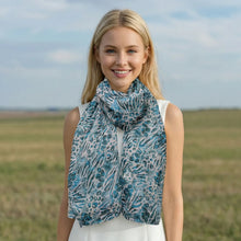 Load image into Gallery viewer, Walk On The Wild Side Scarf - Teal
