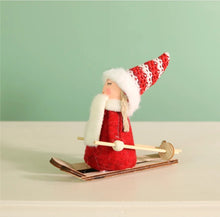 Load image into Gallery viewer, Festive Aurora Doll Skiing
